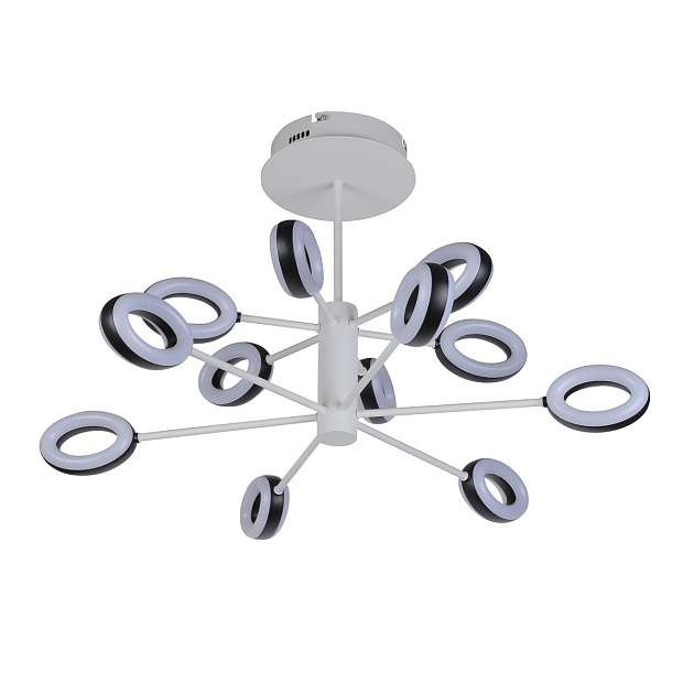 Подвесная светодиодная люстра Gerhort G61314/12WT BK изображение 1 Подвесная светодиодная люстра Gerhort G61314/12WT BK Фото № 1