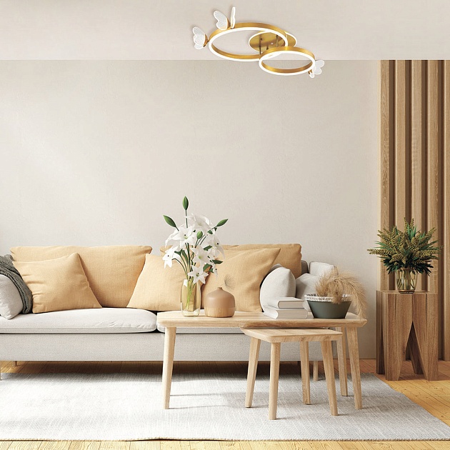 Потолочная светодиодная люстра Escada Aldania 10225/2LED BL Фото № 2