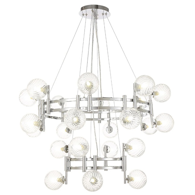 Подвесная люстра Crystal Lux Luxury SP16+8 Chrome Фото № 3