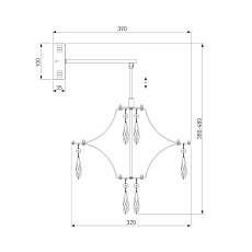 Настенный светодиодный светильник Bogates Tense 442/1 1