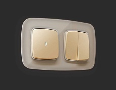 Лицевая панель выключателя AMBRELLA VOLT OP6020 1