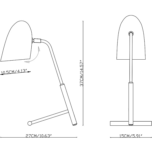 Настольная лампа Imperium Loft Truman 179968-22 Фото № 3