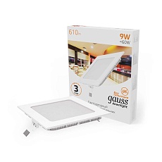 Встраиваемый светодиодный светильник Gauss 940111109 4