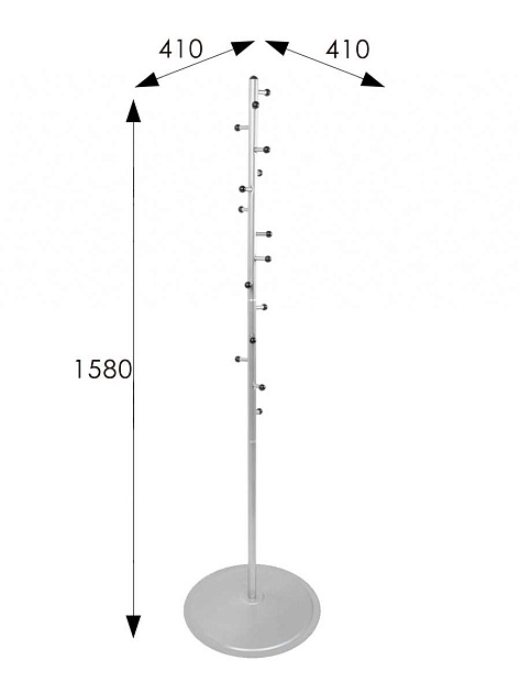Напольная вешалка Мебелик Пико 15 000964 изображение 3 Напольная вешалка Мебелик Пико 15 000964 Фото № 3