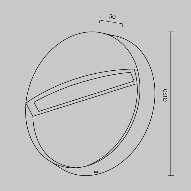 Уличный настенный светодиодный светильник Maytoni Mane O046SL-L3W3K Фото № 2