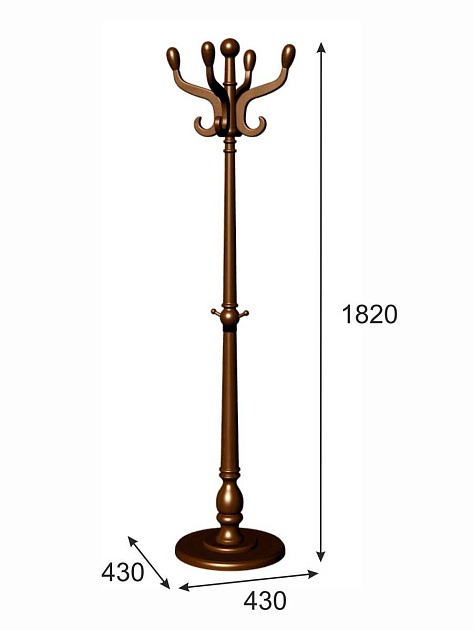 Напольная вешалка Мебелик В 1Н 000132 Фото № 3