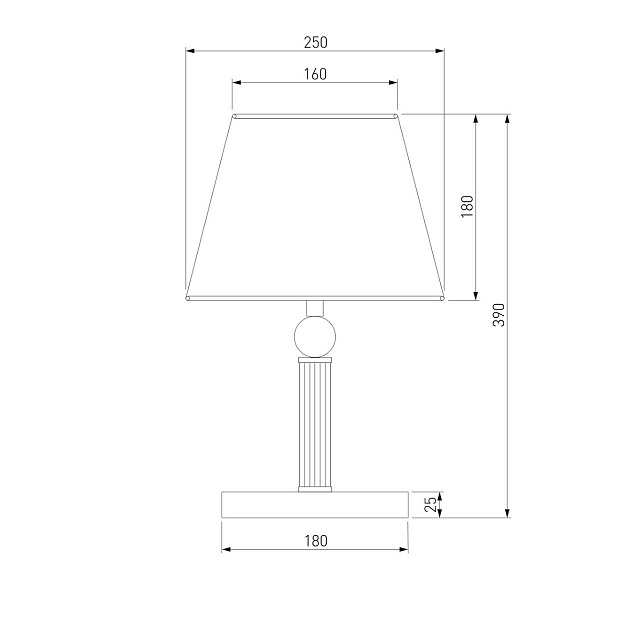 Настольная лампа Eurosvet Conso 01145/1 хром Фото № 5