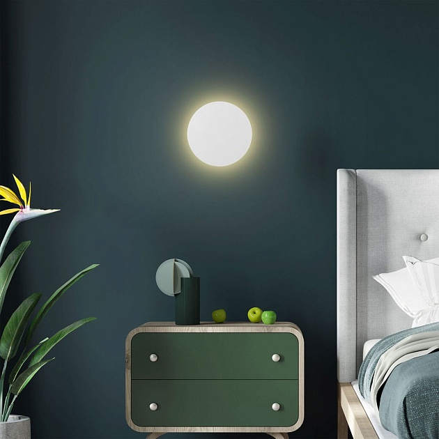 Настенный светильник TK Lighting 6009 Luna White Фото № 4