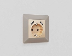 Лицевая панель розетки AMBRELLA VOLT AP6090 1