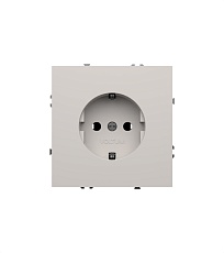 Розетка встраиваемая Voltum S70 с заземлением 16А, (белый матовый) VLS040102 3