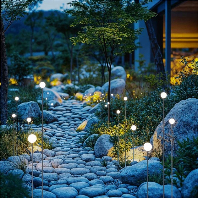 Уличный светильник Odeon Light Nature 7123/1GLA изображение 4 Уличный светильник Odeon Light Nature 7123/1GLA Фото № 4