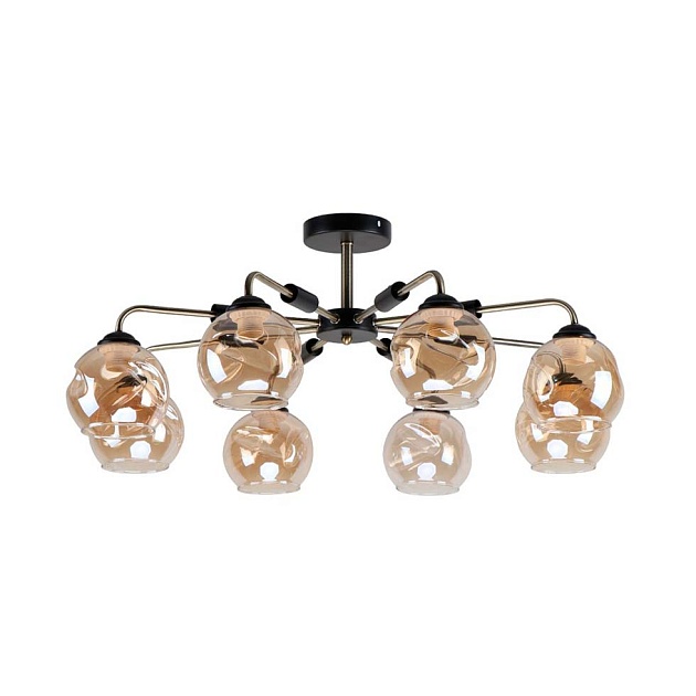 Потолочная люстра ЭкономСвет 10048/AB+BK BR изображение 1 Потолочная люстра ЭкономСвет 10048/AB+BK BR Фото № 1