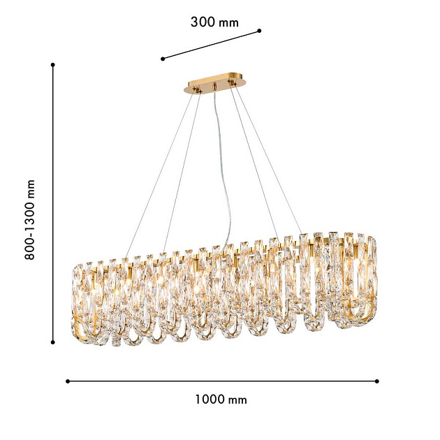 Подвесная люстра Favourite Infinity 4721-18P изображение 2 Подвесная люстра Favourite Infinity 4721-18P Фото № 2
