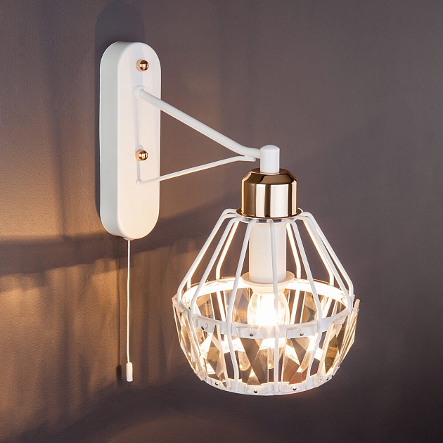 Бра Eurosvet 70075/1 белый изображение 4 Бра Eurosvet 70075/1 белый Фото № 4