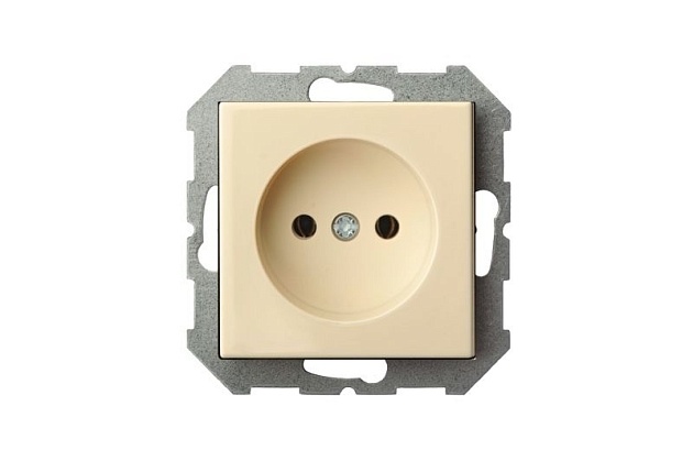 Розетка 2P Liregus Epsilon бежевый 28-065 изображение 4 Розетка 2P Liregus Epsilon бежевый 28-065 Фото № 4