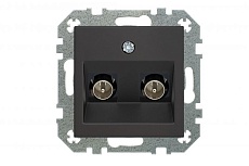 ТВ-розетка TV/SAT Liregus Retro черный матовый 29-233 3