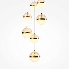 Подвесная светодиодная люстра Maytoni Area MOD295PL-L120BBS3K 5