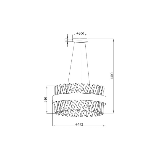 Подвесная люстра Vele Luce Calabria VL3073P21 Фото № 6