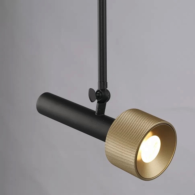 Подвесной светильник iLedex Delta 2361-1 BK+BR Фото № 3