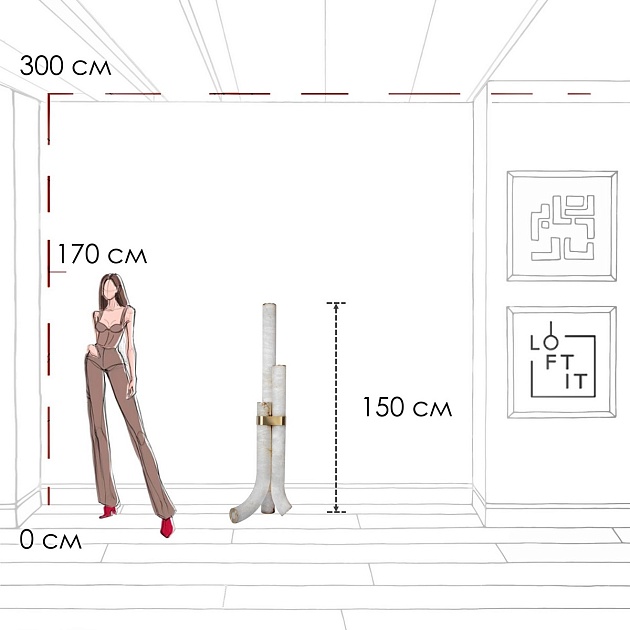 Торшер LOFT IT Sumatra 10412F Фото № 2