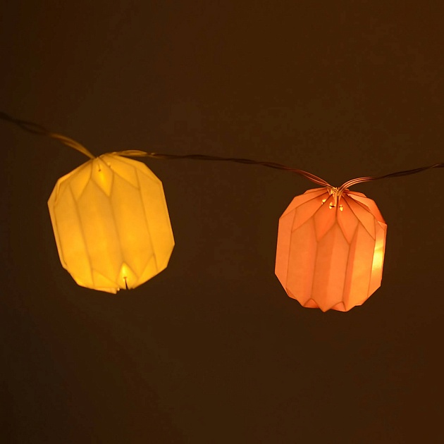 Гирлянда светодиодная Apeyron цветной бумажный фонарик 15-20 Фото № 2