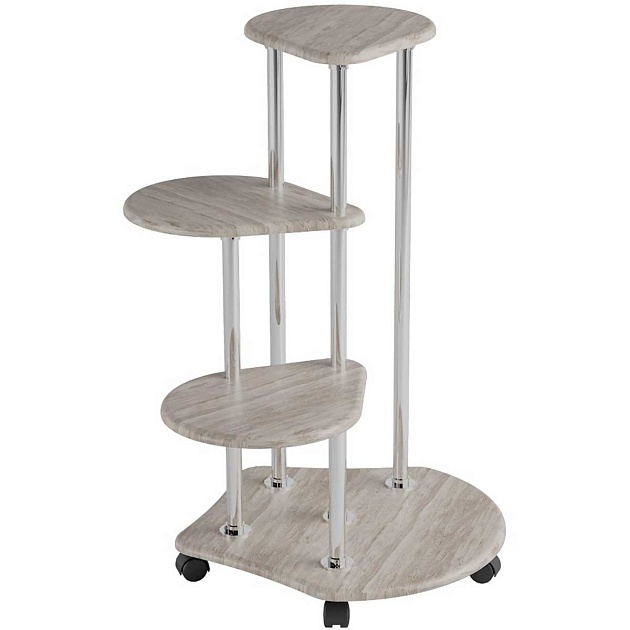 Подставка для цветов Калифорния Троечка дуб беленый 5695716601 Фото № 1