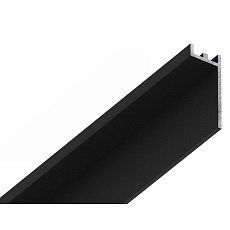 Теневой напольный плинтус FerGipps черный ПП 30 УТ000002193