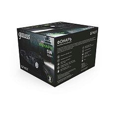 Налобный светодиодный фонарь Gauss аккумуляторный 110х105 450 лм GF407 4