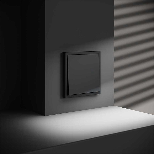 Заглушка Voltum S70 с суппортом, (графит) VLS080107 Фото № 3