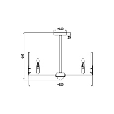 Потолочная люстра Vele Luce Aria VL1951L06 3
