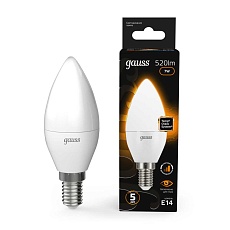 Лампа светодиодная Gauss E14 6.5W 3000К матовая 103101107 4