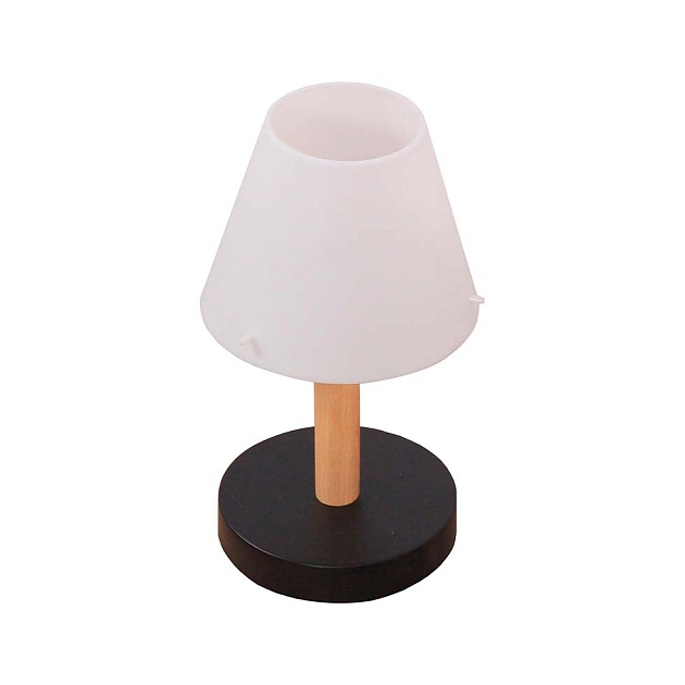 Настольная лампа ЭкономСвет 10013/1T BK WT Фото № 1