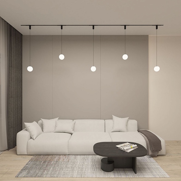 Трековый светодиодный светильник Denkirs Smart Moon DK8052-BK Фото № 4