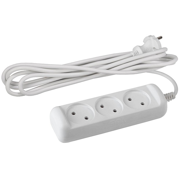 Удлинитель ЭРА U-3-3m-2x1 Б0028355 Фото № 1