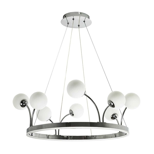 Подвесная светодиодная люстра Modelux Modestyle MS.1535.8 CR Фото № 1