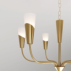 Подвесная люстра Eurosvet Rhyton 60167/6 латунь 4