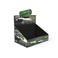 Ручной светодиодный фонарь Gauss от батареек 90х25 120 лм GF107 5