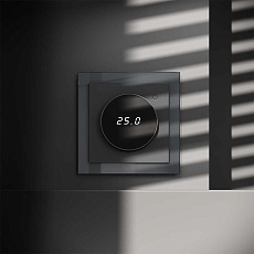 Терморегулятор электронный Voltum S70 с индикацией и датчиком, для теплого пола, (графит) VLS070107 2