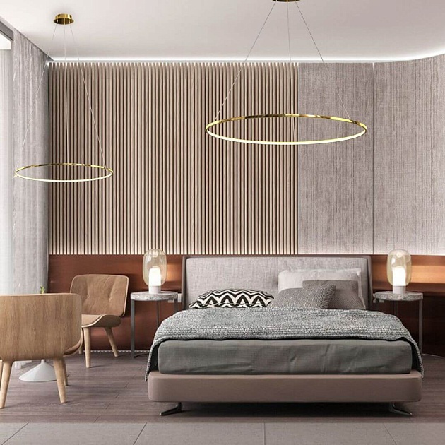 Подвесной светодиодный светильник Milosh Tendence Kosmina 0838CL-60GD изображение 2 Подвесной светодиодный светильник Milosh Tendence Kosmina 0838CL-60GD Фото № 2