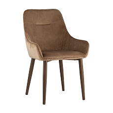 Кухонный стул Stool Group Диана велюр бежевый (ножки дерево) MC101-2 KD HLR-11