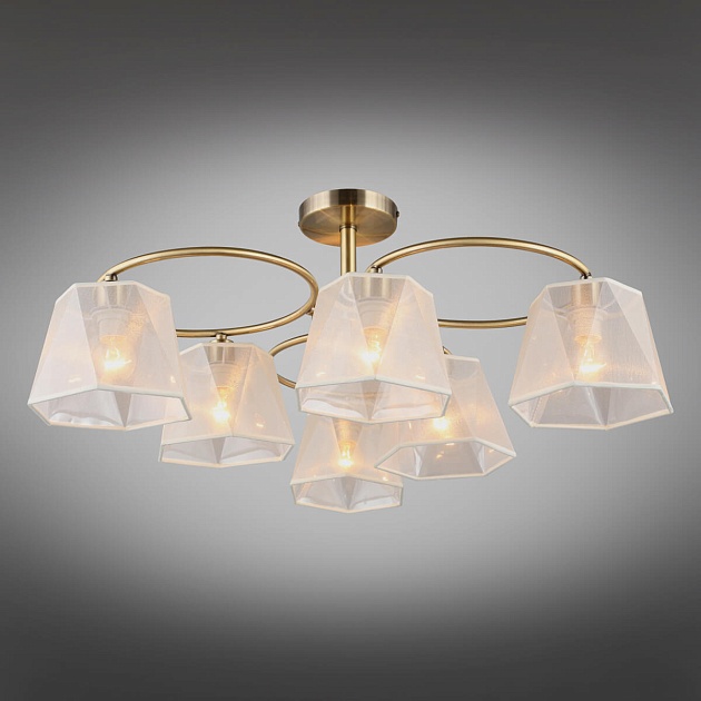 Потолочная люстра Omnilux Rapallo OML-65017-06 изображение 6 Потолочная люстра Omnilux Rapallo OML-65017-06 Фото № 6