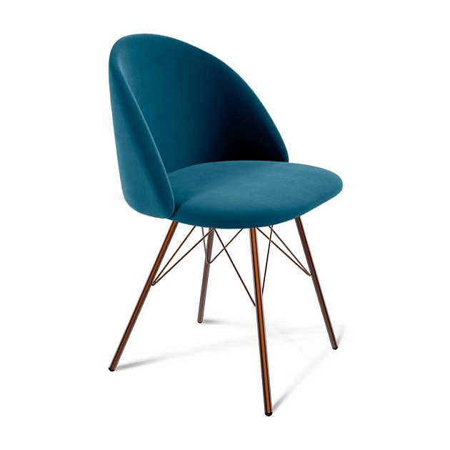 Стул Sheffilton SHT-ST35/S37 тихий океан/медный металлик 9023012109 изображение 1 Стул Sheffilton SHT-ST35/S37 тихий океан/медный металлик 9023012109 Фото № 1