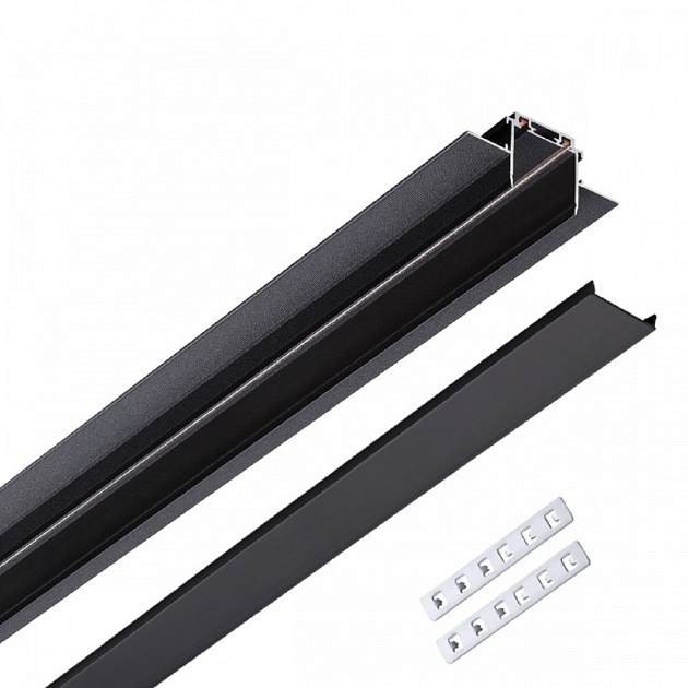 Шинопровод встраиваемый низковольтный Novotech Shino Smal 1 м 135197 Фото № 1