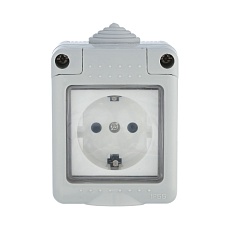 Коробка для открытого монтажа LK Studio LK45 с панелью серый 855003-1 1