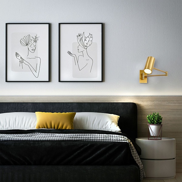 Бра Escada Stigma 10282/1LED Brass Фото № 5