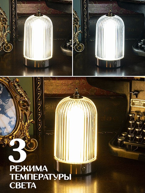 Настольная лампа Lucia NL3 Old money 4606400051121 Фото № 2