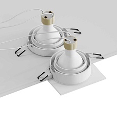 Встраиваемый светильник Hesby Lighting Hesby Eclipse IP20,15Вт, GU10, белый HSBL_0111 2