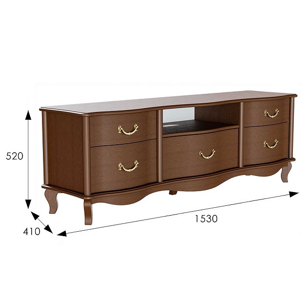 ТВ-тумба Мебелик Джульетта-2 008542 изображение 3 ТВ-тумба Мебелик Джульетта-2 008542 Фото № 3