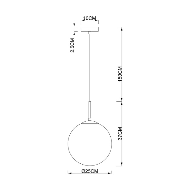 Подвесной светильник Arte Lamp Volare A1561SP-1BK Фото № 2