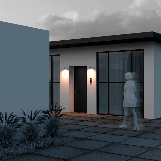 Уличный настенный светодиодный светильник Maytoni Shim O303WL-L5W3K Фото № 2